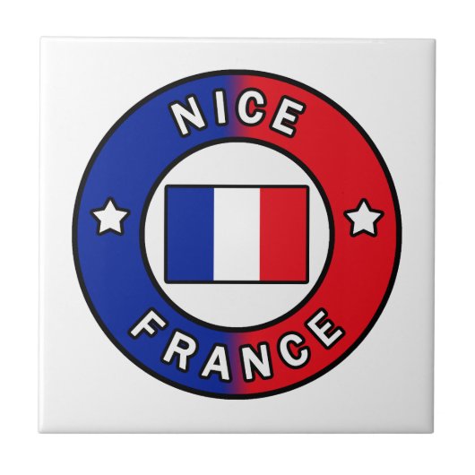 Nice France Tegeltje (Voorkant)