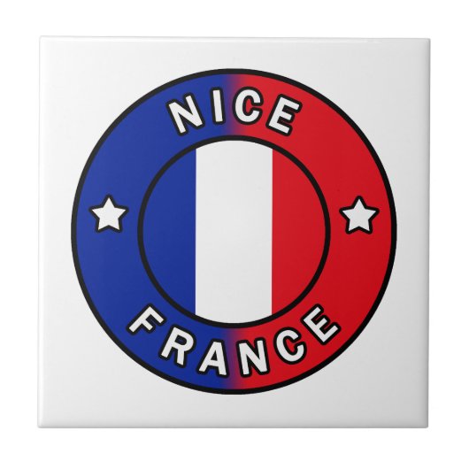 Nice France Tegeltje (Voorkant)