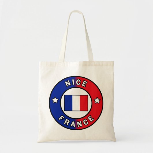 Nice France Tote Bag (Voorkant)