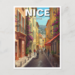 Nice France Travel Briefkaart