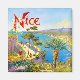 Nice France vintage-reis Magneet