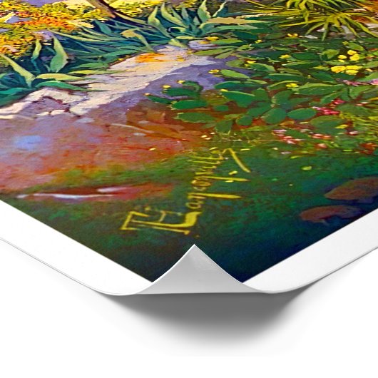 Nice France vintage-reis Poster (Hoek)