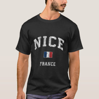 Nice Frankrijk Athletic Sports Design T-shirt