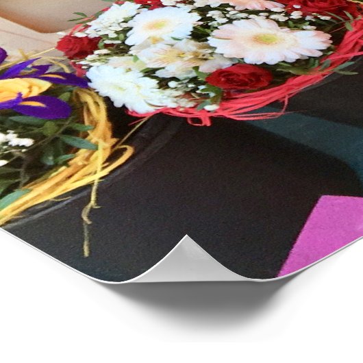 Nice , Frankrijk - Bloemmarkt Poster (Hoek)