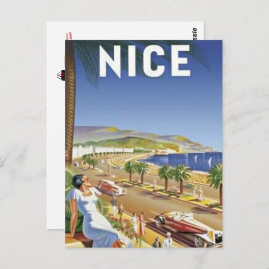  Nice, Frankrijk - Briefkaart (Voorkant / Achterkant)