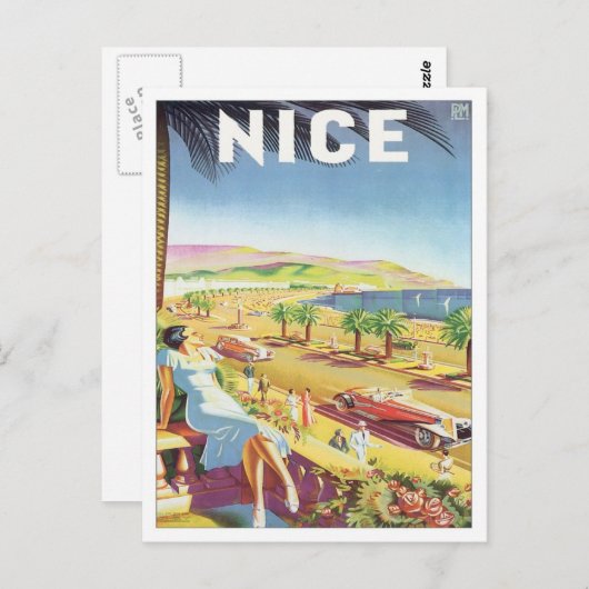  Nice Frankrijk Briefkaart (Voorkant / Achterkant)