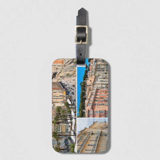 Nice Frankrijk Briefkaart Bagagelabel (Voorkant (verticaal))