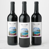 Nice Frankrijk Bruiloft Wijn Label Wijn Etiket (Flessen)