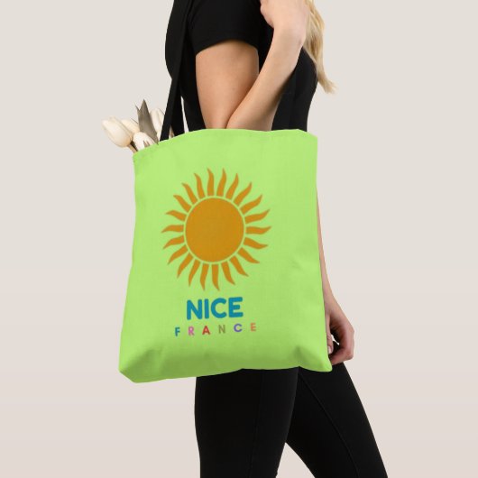Nice Frankrijk Canvas tas (Dichtbij)