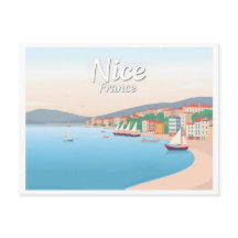 Nice Frankrijk Franse Riviera Pastel Travel