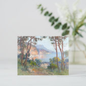 Nice, Frankrijk - landschapsschilderij Briefkaart (Staand voorkant)