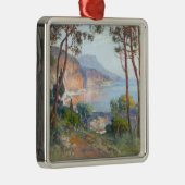 Nice, Frankrijk - landschapsschilderij Metalen Ornament (Rechts)