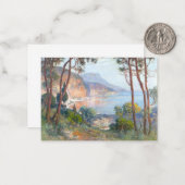 Nice, Frankrijk - landschapsschilderij Notitiekaartje (Voorkant / Achterkant in situ)