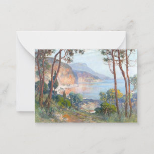 Nice, Frankrijk - landschapsschilderkunst Notitiekaartje