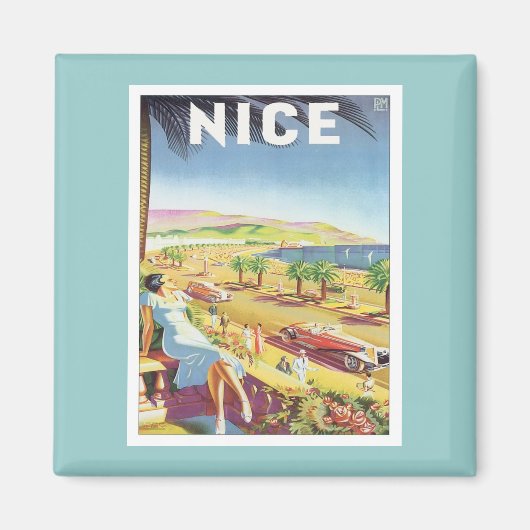  Nice Frankrijk Magneet (Voorkant)