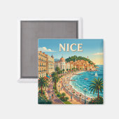 Nice, Frankrijk Magneet (Voorkant / Achterkant)