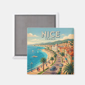 Nice, Frankrijk Magneet (Voorkant / Achterkant)