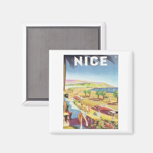  Nice Frankrijk Magneet (Voorkant / Achterkant)