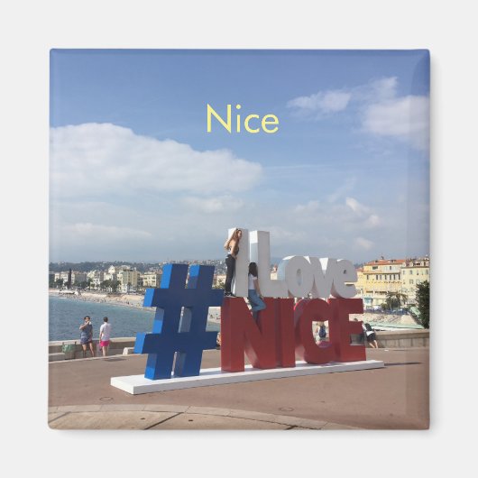 Nice, Frankrijk Magnet (Voorkant)