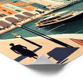 Nice Frankrijk - Minimalistisch  kunstPoster Poster (Hoek)