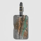 Nice Frankrijk Port Lympia Panorama Uitzicht Bagagelabel (Voorkant (verticaal))