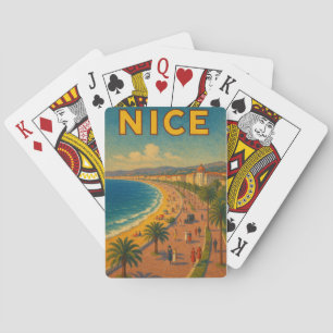  Nice Frankrijk Promenade des Anglais Pokerkaarten