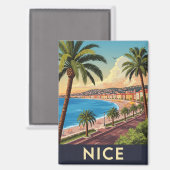  Nice Frankrijk Reizen Magneet (Voorkant / Achterkant)