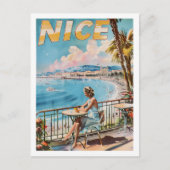 Nice Frankrijk Vintage Beroemde reisplaats Briefkaart (Voorkant)