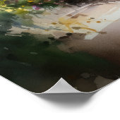 Nice Frankrijk Waterverf Landschapskunst Print Pos (Hoek)