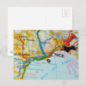 Nice, Frans Riviera, Frankrijk Briefkaart (Voorkant / Achterkant)