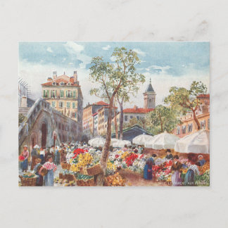 Nice, Franse markt voor ventilatoren Briefkaart