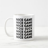 Nice Game Funny Mug Koffiemok (Links)