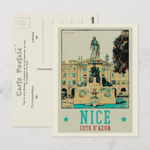 Nice Garibaldi square France Briefkaart