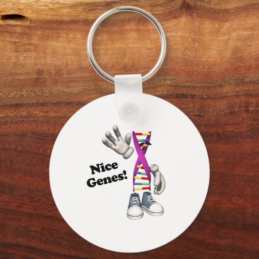 Nice Genes Funny DNA Sleutelhanger (Voorkant)