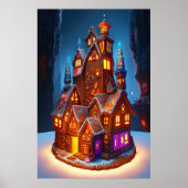 Nice Gingerbrood | AI Art. Poster (Voorkant)