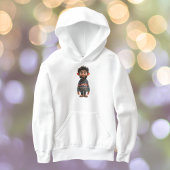 Nice Guy Christmas Elf Girl's Hoodie