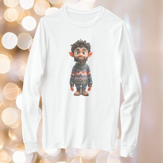 Nice Guy Christmas Elf Mannen T-shirt