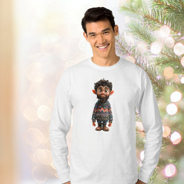 Nice Guy Christmas Elf Mannen T-shirt