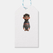 Nice Guy Christmas Elf White Gift Labels Cadeaulabel (Voorkant)