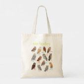 Nice Hooters Owl Bird Pun Funny Adult Joke Birdwat Tote Bag (Achterkant)