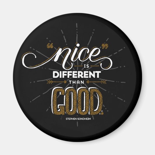 Nice is anders dan goede magneet (Voorkant)