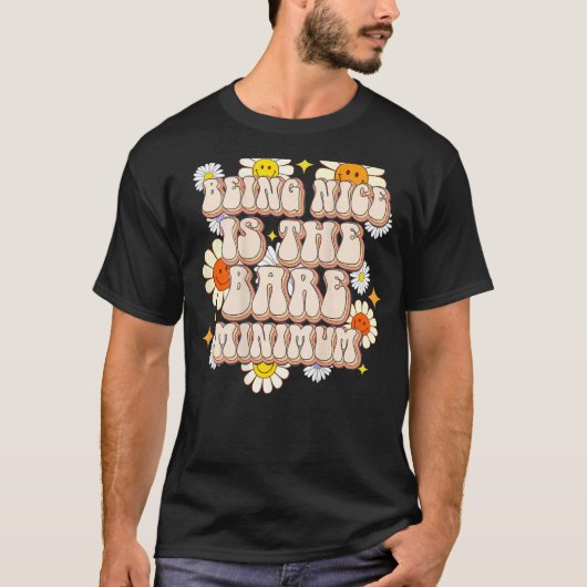 Nice is de minimale positieve prijsopgave t-shirt (Voorkant)