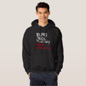 Nice is zo'n tijdrovend Gezegde Hoodie (Voorkant volledig)