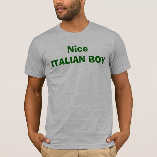 Nice ITALIAANSE BOY T-shirt (Voorkant)