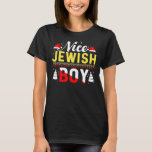 Nice Jewish Boy Cool Chanukah Ugly Hanukkah Sweat T-shirt<br><div class="desc">Leuke Joodse jongen Cool Chanoeka Lelijke Chanoeka trui 1</div>