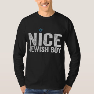 Nice Jewish Boy Hanukkah Jewish Family Gift T-shirt