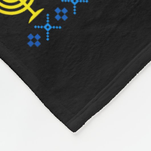 Nice Jewish Girl Ugly Happy Hanukkah Sweater Chanu Fleece Deken (Hoek)