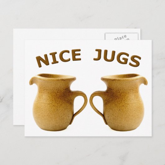 Nice Jugs Briefkaart (Voorkant / Achterkant)