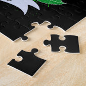 Nice Kat - groen Legpuzzel (Zijkant)