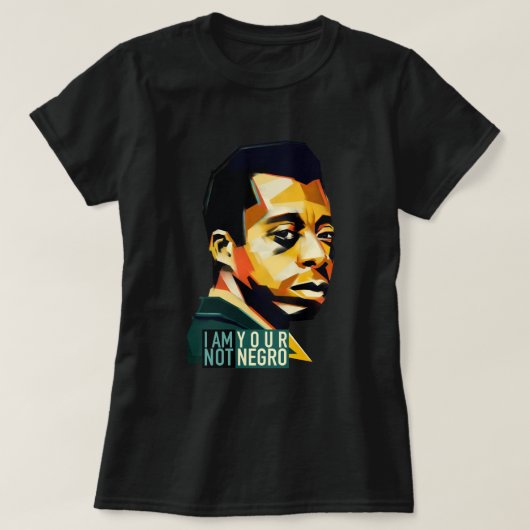 Nice Keepslag James Baldwin geeft iedereen gelijk T-shirt (Design voorkant)